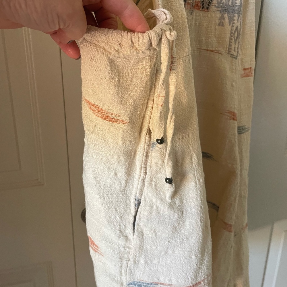 Free People | | Arizona Mini Dress. Embroidered. Size SP. Pockets. Boho - Picture 3 of 8